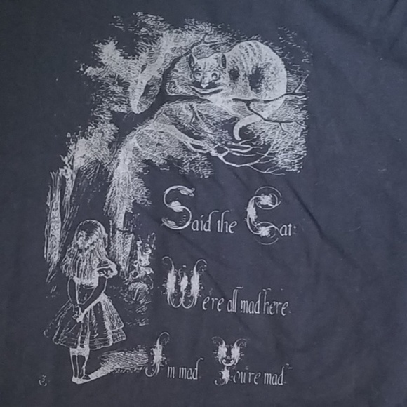 MOVED PLATFORMS - New Kids' Tee Glow in the Dark Cheshire Cat - Picture 2 of 3